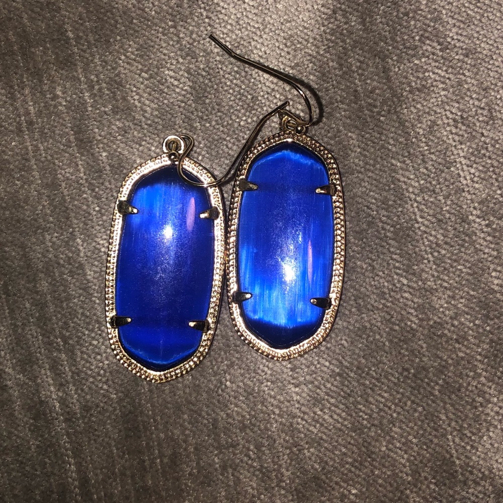 Cobalt blue Kendra Scott earrings